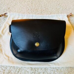 IL BISONTE Vacchetta (Waist Pouch) Black, New condition